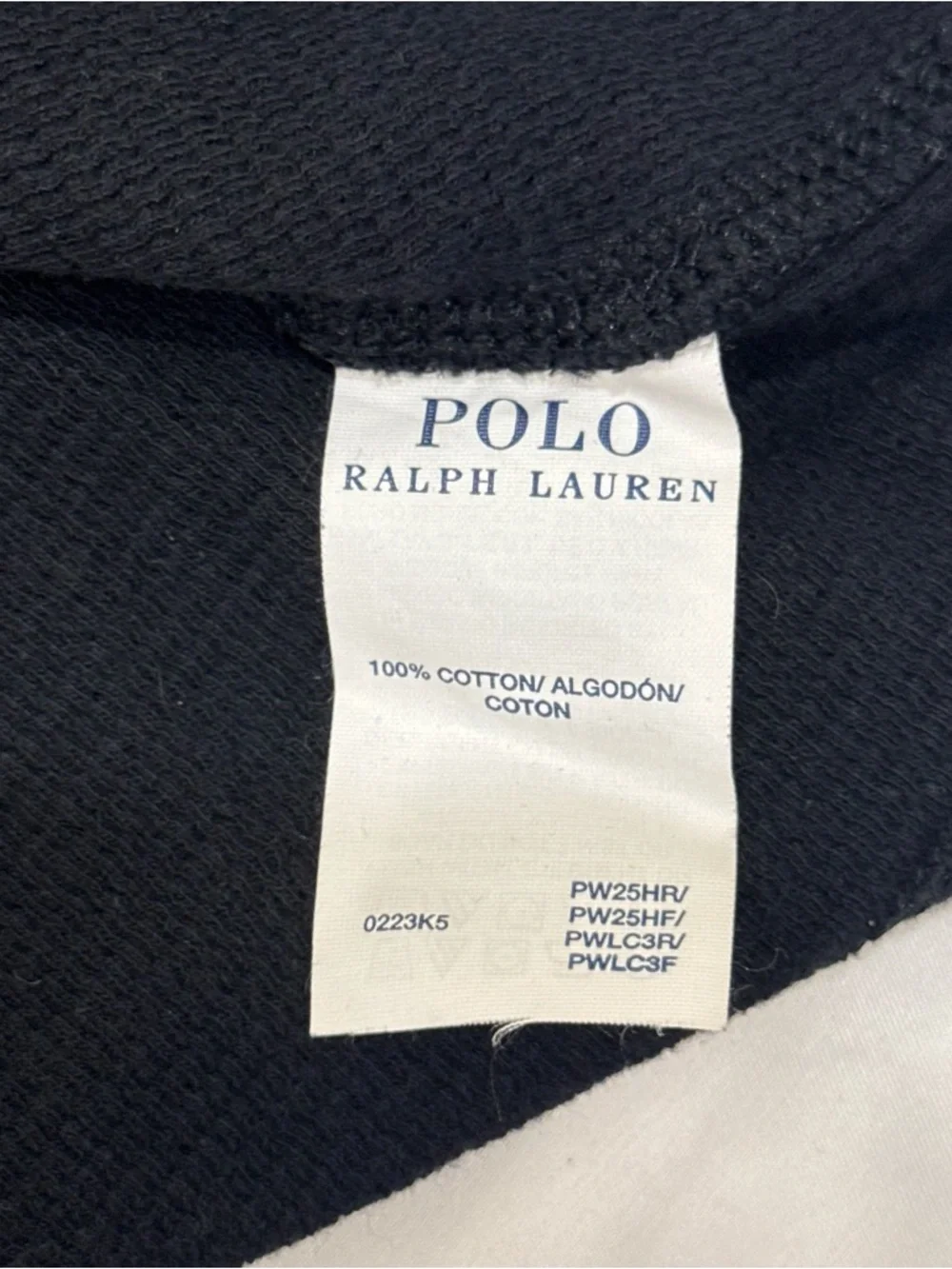 Polo Ralph Lauren All Over Pony Waffle Knit Thermal Sleep Shirt Black Red S